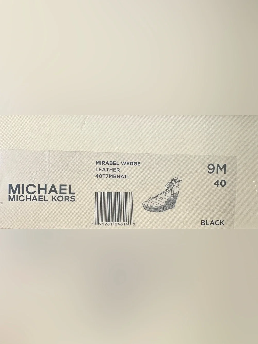 Michael Kors wrapped platform weather